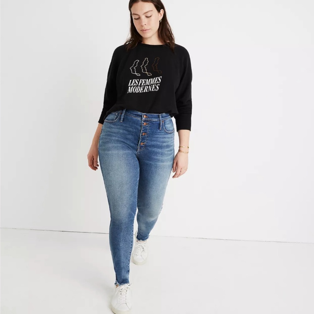 Madewell 10" High-Rise Skinny Jean in Cordova Wash - Picture 1 of 6